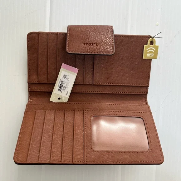 Fossil Emma RFID Tab Clutch Wallet - Picture 6 of 11